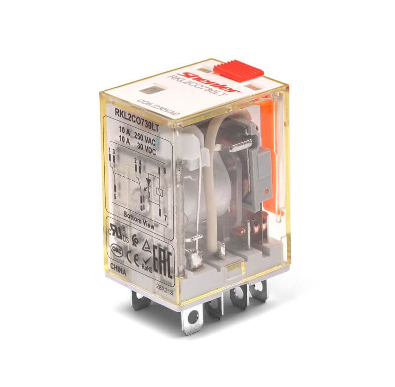 Силовое реле Shenler RKL2CO024LT 2CO 10A 24VDC